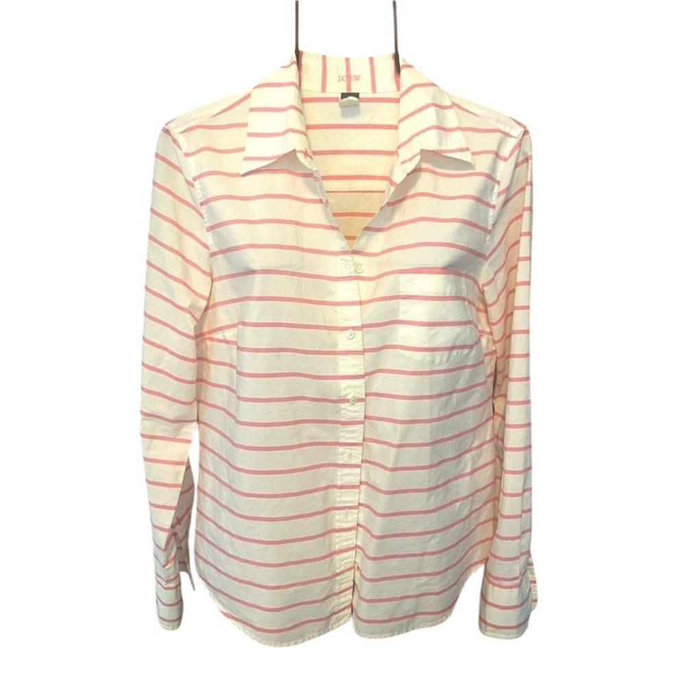 J Crew Classic Fit Buttondown Blouse